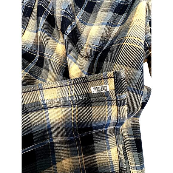 SIR PENDLETON 100% Worsted Wool Button Down Long Sleeve Plaid Shirt-Men's Large - Picture 7 of 8